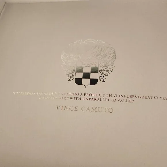 Vince Camuto Grey Leather " Bernida" Peep toe Heeled Sandals. NIB. Size Various - Picture 10 of 11